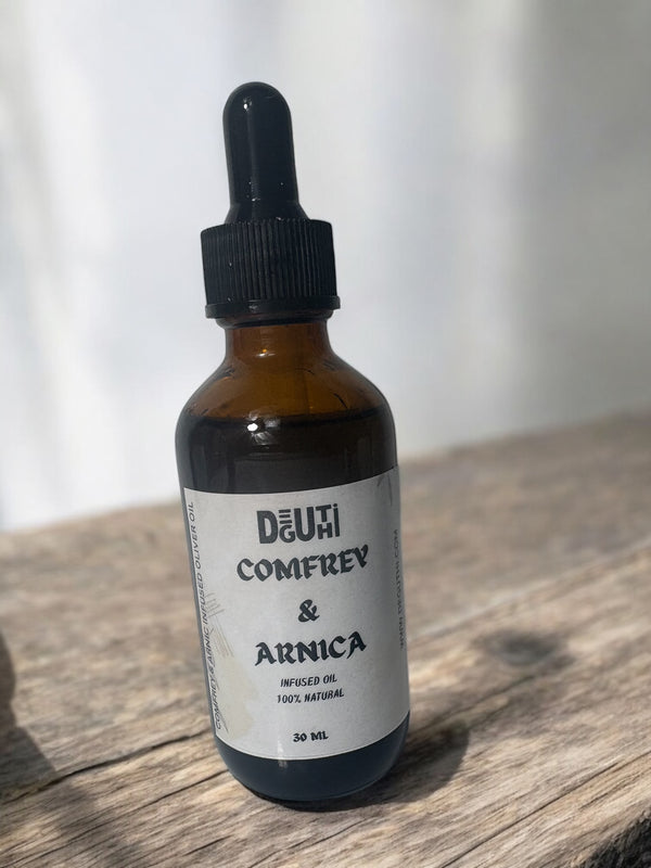 Comfrey & Arnica Infused Oil – 100% Natural | 2 oz